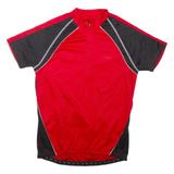CRIVIT SPORTS Cycling Mens T-Shirt Red 1/4 Zip L
