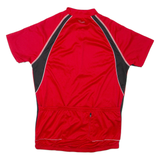 CRIVIT SPORTS Cycling Mens T-Shirt Red 1/4 Zip L