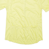 ODLO Cycling Mens T-Shirt Yellow High Neck M