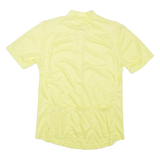 ODLO Cycling Mens T-Shirt Yellow High Neck M