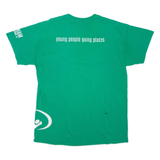 GILDAN Mens T-Shirt Green Crew Neck L
