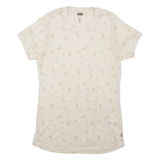 HELLY HANSEN Womens T-Shirt Beige Crew Neck M