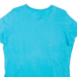 NIKE Womens T-Shirt Blue Crew Neck XL