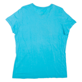 NIKE Womens T-Shirt Blue Crew Neck XL