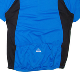 CROSSWAVE Cycling Mens T-Shirt Blue 1/4 Zip XL