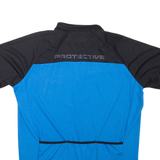 PROTECTIVE Cycling Mens T-Shirt Blue 1/4 Zip XL