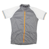 CRANE Cycling Mens T-Shirt Grey High Neck L
