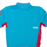 ION Cycling Mens T-Shirt Blue 1/4 Zip S