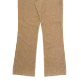 CHAPS Womens Corduroy Trousers Beige Regular Flared W30 L31
