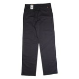 DICKIES Workwear Mens Trousers Black Regular Straight W38 L39
