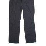 DICKIES Flex Workwear Mens Trousers Black Slim Tapered W32 L33