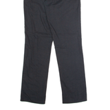 DICKIES Flex Workwear Mens Trousers Black Slim Tapered W32 L33
