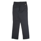 DICKIES Flex Workwear Mens Trousers Black Slim Tapered W32 L33