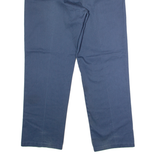 DICKIES Workwear Mens Twill Trousers Blue Regular Straight W38 L34