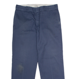 DICKIES 874 Workwear Mens Twill Trousers Blue Classic Straight W36 L30