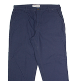 CARHARTT Dungaree Fit Carpenter Workwear Mens Canvas Trousers Blue Straight W38 L30