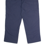 CARHARTT Dungaree Fit Carpenter Workwear Mens Canvas Trousers Blue Straight W38 L30