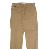 LEE Mens Twill Trousers Brown Regular Straight W34 L34