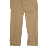 LEE Mens Twill Trousers Brown Regular Straight W34 L34