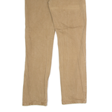 LEE Mens Twill Trousers Brown Regular Straight W34 L34