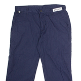 CARHARTT Flame Resistant Workwear Carpenter Mens Trousers Blue Straight W34 L24