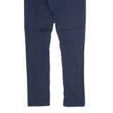 DICKIES Womens Trousers Blue Regular Skinny W34 L32