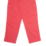 DICKIES Workwear Cargo Womens Twill Trousers Red Regular Straight W26 L28