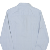 TOMMY HILFIGER Womens Plain Shirt Blue Long Sleeve S