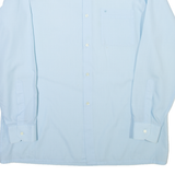 PIERRE CARDIN Mens Plain Shirt Blue Long Sleeve M