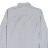 TIMBERLAND Slim Fit Mens Plain Shirt Grey Long Sleeve M
