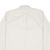 KICKERS Mens Plain Shirt Beige Long Sleeve L