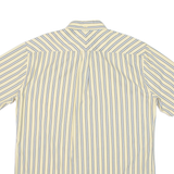 TOMMY HILFIGER Mens Shirt Yellow Striped L