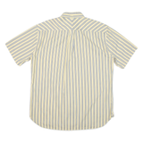 TOMMY HILFIGER Mens Shirt Yellow Striped L