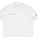 DIESEL Womens Plain Shirt White M