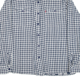LEVI'S Mens Shirt Blue Gingham Long Sleeve XL