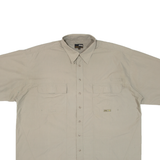 JEEP Mens Plain Shirt Green 2XL