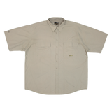 JEEP Mens Plain Shirt Green 2XL