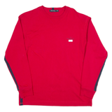 NAUTICA Womens Sweatshirt Red L