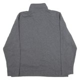 NAUTICA Womens Sweatshirt Grey 1/4 Zip XL