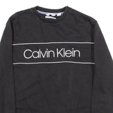 CALVIN KLEIN Soft Touch Fleece Mens Sweatshirt Black M