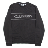 CALVIN KLEIN Soft Touch Fleece Mens Sweatshirt Black M