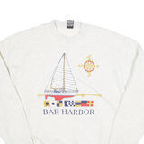 H.L.MILLER Bar Harbor Mens Sweatshirt Grey XL