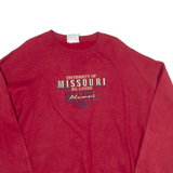 NAS University Of Missouri ST.Louis Womens Sweatshirt Red 90s USA L