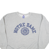 CHAMPION Notre Dame Womens Sweatshirt Grey USA XL