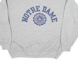CHAMPION Notre Dame Womens Sweatshirt Grey USA XL