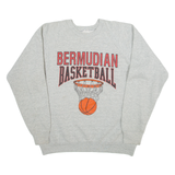 Bermudian Basketball Womens Sweatshirt Grey XL