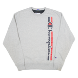CHAMPION Mens Sweatshirt Grey High Neck M