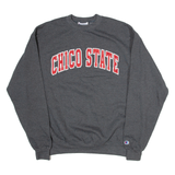 CHAMPION Chico State Womens Sweatshirt Grey USA L