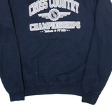 CHAMPION Cross Country Champions Womens Sweatshirt Blue USA M