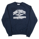CHAMPION Cross Country Champions Womens Sweatshirt Blue USA M